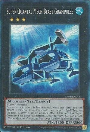 Super Quantal Mech Beast Grampulse (Collector's Rare) [RA05-EN048] - Rarity Collection 5 1st Edition - Collector's Rare - Trinity Hobby