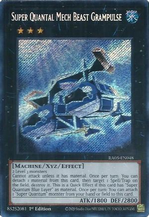 Super Quantal Mech Beast Grampulse (Secret Rare) [RA05-EN048] - Rarity Collection 5 1st Edition - Secret Rare - Trinity Hobby