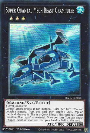 Super Quantal Mech Beast Grampulse [RA05-EN048] - Rarity Collection 5 1st Edition - Super Rare - Trinity Hobby