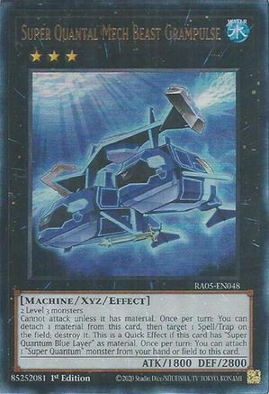 Super Quantal Mech Beast Grampulse (Ultimate Rare) [RA05-EN048] - Rarity Collection 5 1st Edition - Ultimate Rare - Trinity Hobby