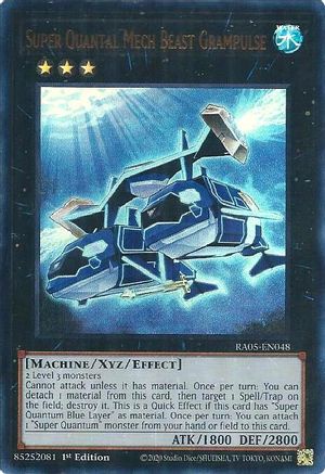 Super Quantal Mech Beast Grampulse (Ultra Rare) [RA05-EN048] - Rarity Collection 5 1st Edition - Ultra Rare - Trinity Hobby