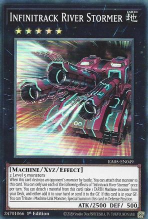 Infinitrack River Stormer [RA05-EN049] - Rarity Collection 5 1st Edition - Super Rare - Trinity Hobby