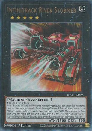 Infinitrack River Stormer (Ultimate Rare) [RA05-EN049] - Rarity Collection 5 1st Edition - Ultimate Rare - Trinity Hobby