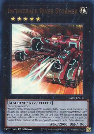 Infinitrack River Stormer (Ultra Rare) [RA05-EN049] - Rarity Collection 5 1st Edition - Ultra Rare - Trinity Hobby