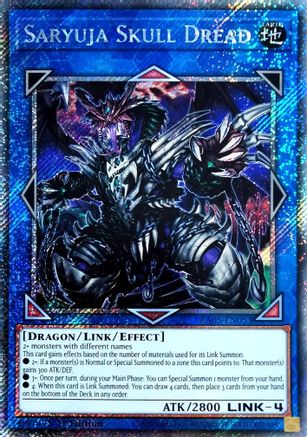 Saryuja Skull Dread (Platinum Secret Rare) [RA05-EN053] - Rarity Collection 5 1st Edition - Platinum Secret Rare - Trinity Hobby
