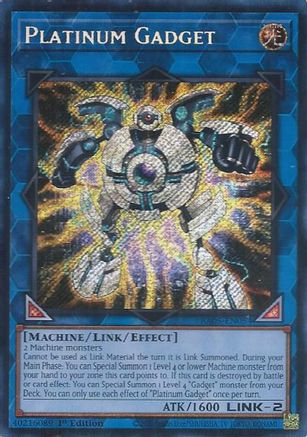 Platinum Gadget (Secret Rare) [RA05-EN054] - Rarity Collection 5 1st Edition - Secret Rare - Trinity Hobby