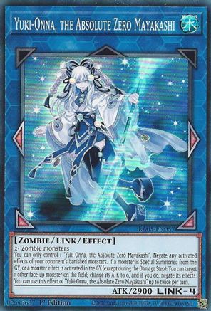 Yuki-Onna, the Absolute Zero Mayakashi [RA05-EN057] - Rarity Collection 5 1st Edition - Super Rare - Trinity Hobby