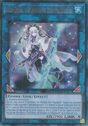 Yuki-Onna, the Absolute Zero Mayakashi (Ultimate Rare) [RA05-EN057] - Rarity Collection 5 1st Edition - Ultimate Rare - Trinity Hobby