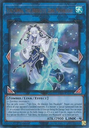 Yuki-Onna, the Absolute Zero Mayakashi (Ultra Rare) [RA05-EN057] - Rarity Collection 5 1st Edition - Ultra Rare - Trinity Hobby