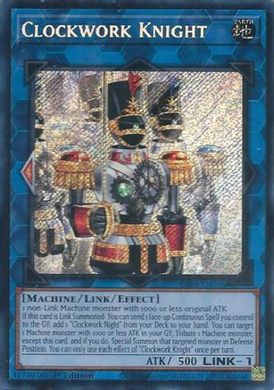 Clockwork Knight (Secret Rare) [RA05-EN058] - Rarity Collection 5 1st Edition - Secret Rare - Trinity Hobby