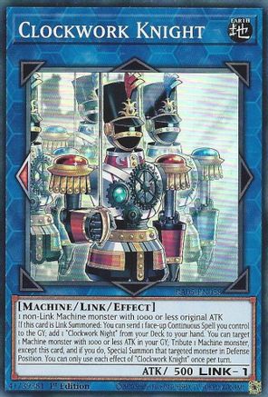 Clockwork Knight [RA05-EN058] - Rarity Collection 5 1st Edition - Super Rare - Trinity Hobby