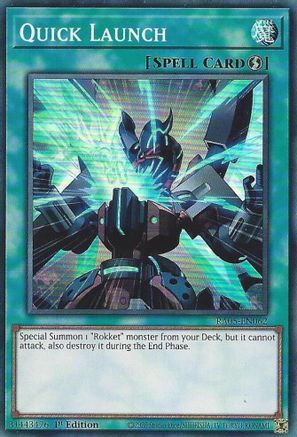 Quick Launch [RA05-EN062] - Rarity Collection 5 1st Edition - Super Rare - Trinity Hobby