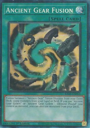 Ancient Gear Fusion (Collector's Rare) [RA05-EN063] - Rarity Collection 5 1st Edition - Collector's Rare - Trinity Hobby