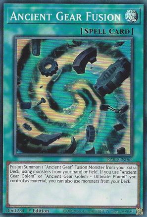 Ancient Gear Fusion [RA05-EN063] - Rarity Collection 5 1st Edition - Super Rare - Trinity Hobby