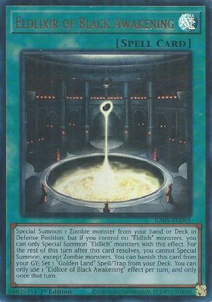 Eldlixir of Black Awakening (Ultra Rare) [RA05-EN065] - Rarity Collection 5 1st Edition - Ultra Rare - Trinity Hobby