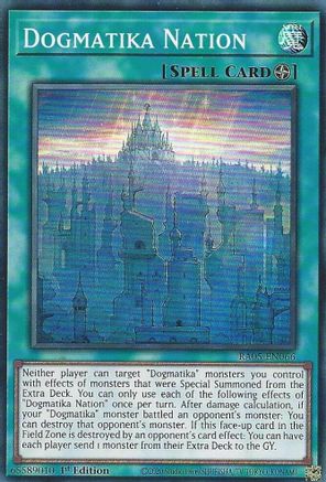 Dogmatika Nation [RA05-EN066] - Rarity Collection 5 1st Edition - Super Rare - Trinity Hobby