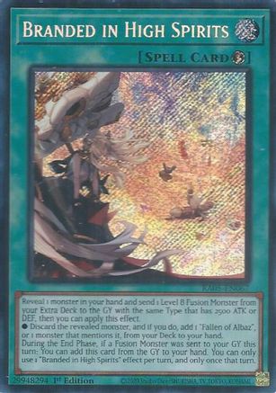 Branded in High Spirits (Secret Rare) [RA05-EN067] - Rarity Collection 5 1st Edition - Secret Rare - Trinity Hobby