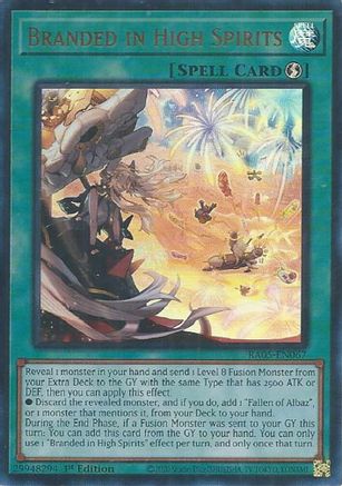 Branded in High Spirits (Ultra Rare) [RA05-EN067] - Rarity Collection 5 1st Edition - Ultra Rare - Trinity Hobby