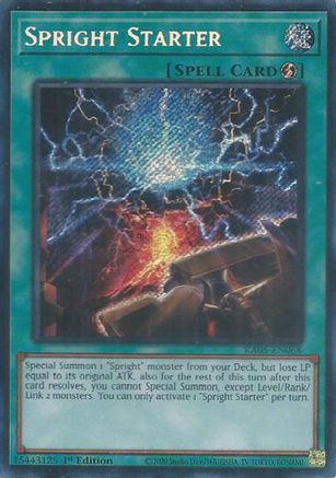 Spright Starter (Secret Rare) [RA05-EN068] - Rarity Collection 5 1st Edition - Secret Rare - Trinity Hobby