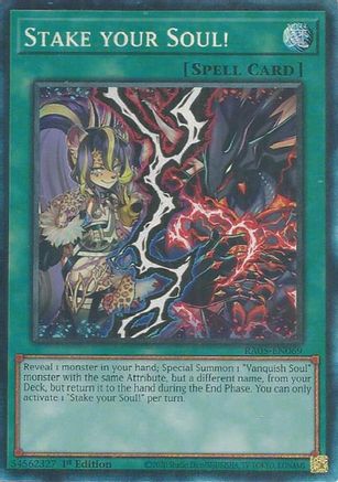 Stake your Soul! (Collector's Rare) [RA05-EN069] - Rarity Collection 5 1st Edition - Collector's Rare - Trinity Hobby
