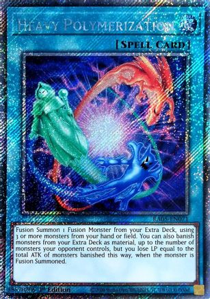 Heavy Polymerization (Platinum Secret Rare) [RA05-EN071] - Rarity Collection 5 1st Edition - Platinum Secret Rare - Trinity Hobby