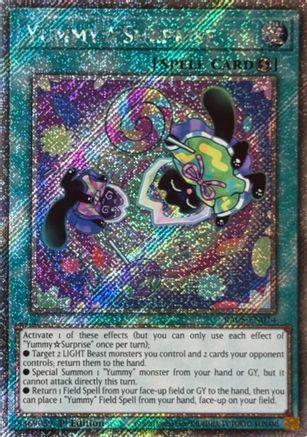 YummySurprise (Platinum Secret Rare) [RA05-EN074] - Rarity Collection 5 1st Edition - Platinum Secret Rare - Trinity Hobby