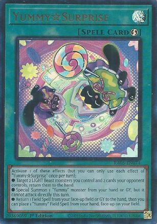 YummySurprise (Ultra Rare) [RA05-EN074] - Rarity Collection 5 1st Edition - Ultra Rare - Trinity Hobby