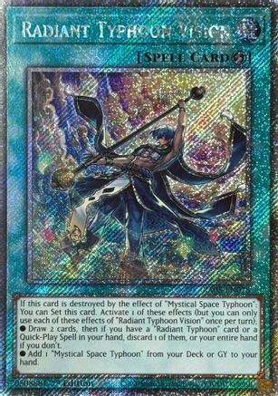 Radiant Typhoon Vision (Platinum Secret Rare) [RA05-EN075] - Rarity Collection 5 1st Edition - Platinum Secret Rare - Trinity Hobby