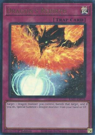 Dragon's Rebirth (Ultra Rare) [RA05-EN078] - Rarity Collection 5 1st Edition - Ultra Rare - Trinity Hobby