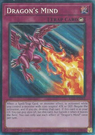 Dragon's Mind (Collector's Rare) [RA05-EN082] - Rarity Collection 5 1st Edition - Collector's Rare - Trinity Hobby