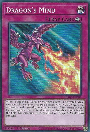 Dragon's Mind [RA05-EN082] - Rarity Collection 5 1st Edition - Super Rare - Trinity Hobby
