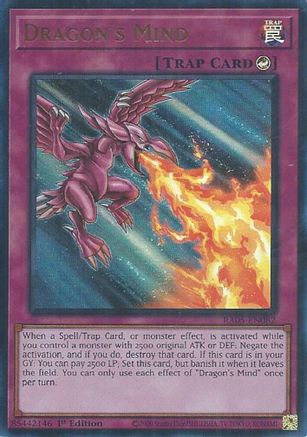 Dragon's Mind (Ultra Rare) [RA05-EN082] - Rarity Collection 5 1st Edition - Ultra Rare - Trinity Hobby