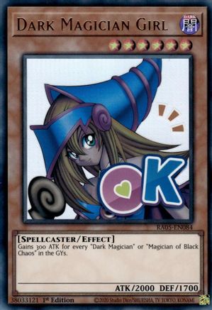 Dark Magician Girl [RA05-EN084] - Rarity Collection 5 1st Edition - Ultra Rare - Trinity Hobby