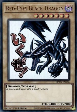 Red-Eyes Black Dragon [RA05-EN086] - Rarity Collection 5 1st Edition - Ultra Rare - Trinity Hobby