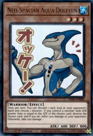 Neo-Spacian Aqua Dolphin [RA05-EN088] - Rarity Collection 5 1st Edition - Ultra Rare - Trinity Hobby