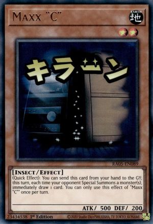 Maxx "C" [RA05-EN089] - Rarity Collection 5 1st Edition - Ultra Rare - Trinity Hobby
