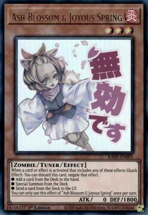 Ash Blossom & Joyous Spring [RA05-EN091] - Rarity Collection 5 1st Edition - Ultra Rare - Trinity Hobby