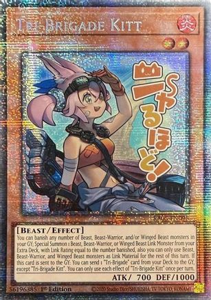Tri-Brigade Kitt (Starlight Rare) [RA05-EN098] - Rarity Collection 5 1st Edition - Starlight Rare - Trinity Hobby