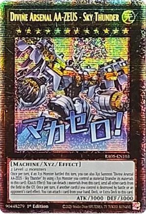 Divine Arsenal AA-ZEUS - Sky Thunder (Starlight Rare) [RA05-EN103] - Rarity Collection 5 1st Edition - Starlight Rare - Trinity Hobby