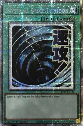Mystical Space Typhoon (Starlight Rare) [RA05-EN112] - Rarity Collection 5 1st Edition - Starlight Rare - Trinity Hobby