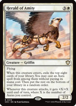 Herald of Amity  (SOC-015) - [Commander: Secrets of Strixhaven] - Trinity Hobby