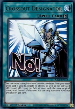 Crossout Designator [RA05-EN118] - Rarity Collection 5 1st Edition - Ultra Rare - Trinity Hobby