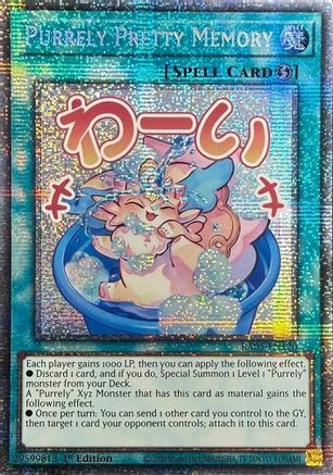 Purrely Pretty Memory (Starlight Rare) [RA05-EN120] - Rarity Collection 5 1st Edition - Starlight Rare - Trinity Hobby