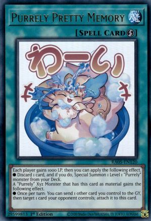 Purrely Pretty Memory [RA05-EN120] - Rarity Collection 5 1st Edition - Ultra Rare - Trinity Hobby