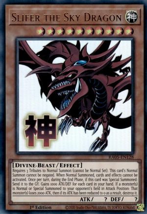Slifer the Sky Dragon [RA05-EN128] - Rarity Collection 5 1st Edition - Ultra Rare - Trinity Hobby