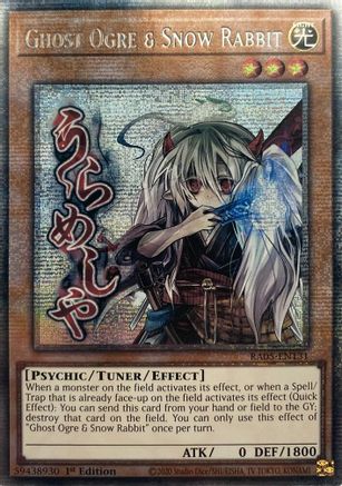 Ghost Ogre & Snow Rabbit (Starlight Rare) [RA05-EN131] - Rarity Collection 5 1st Edition - Starlight Rare - Trinity Hobby