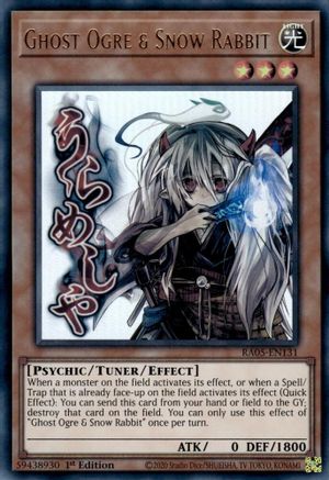 Ghost Ogre & Snow Rabbit [RA05-EN131] - Rarity Collection 5 1st Edition - Ultra Rare - Trinity Hobby