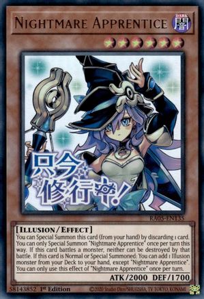 Nightmare Apprentice [RA05-EN135] - Rarity Collection 5 1st Edition - Ultra Rare - Trinity Hobby