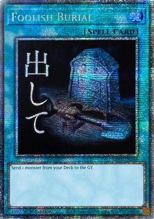Foolish Burial (Starlight Rare) [RA05-EN138] - Rarity Collection 5 1st Edition - Starlight Rare - Trinity Hobby