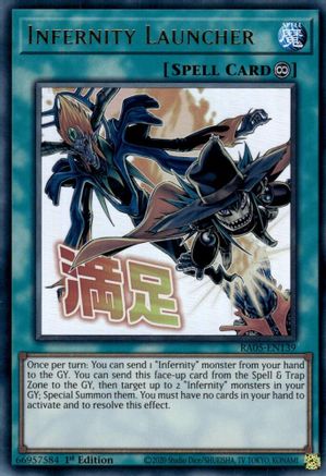 Infernity Launcher [RA05-EN139] - Rarity Collection 5 1st Edition - Ultra Rare - Trinity Hobby